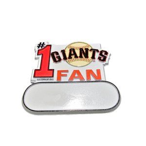 SAN FRANCISCO GIANTS #1 FAN MAGNET #1 GIANTS FAN SIZE 3 BY 3 NEW MLB
